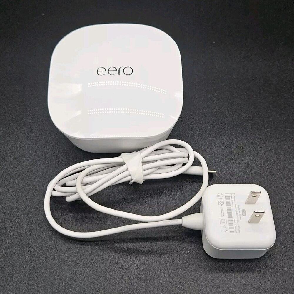 Eero AC Dual-Band Mesh Wi-Fi 5 Router (J010001) White + Power Cord